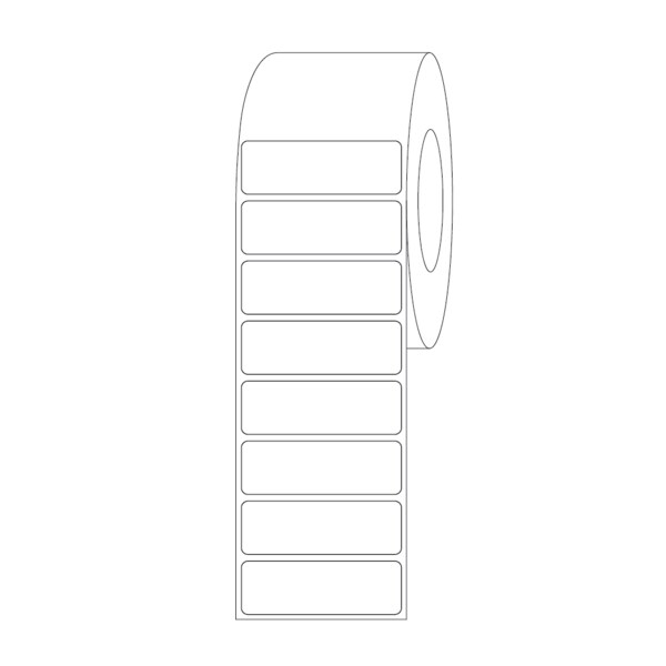 Label, Blank Direct Thermal 1" x 3"